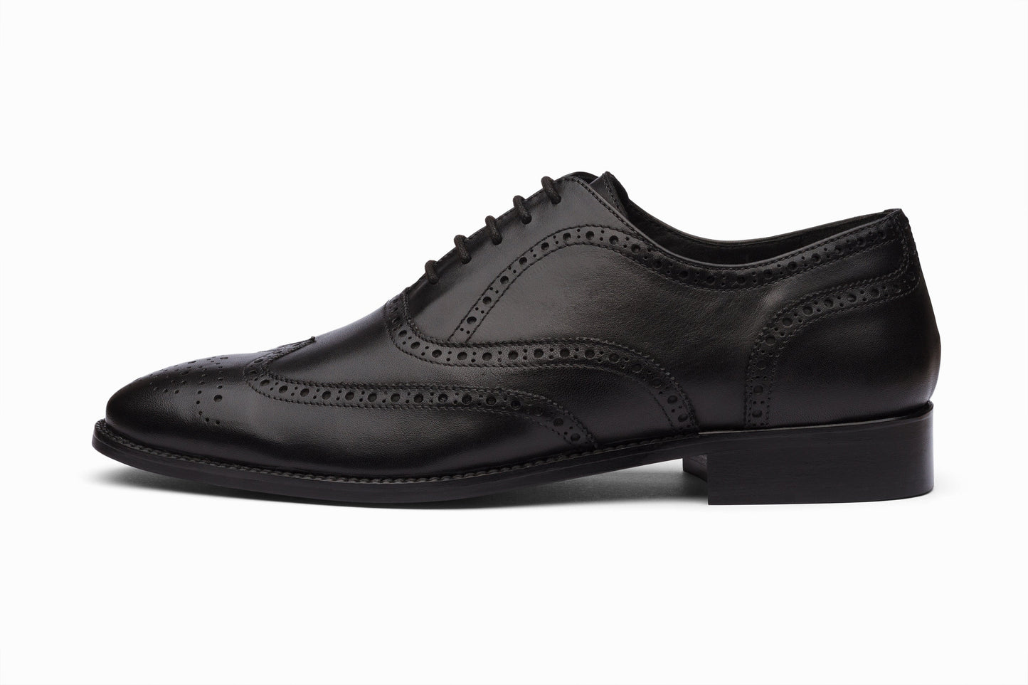 Full Brogue Wingtip Oxford - Black