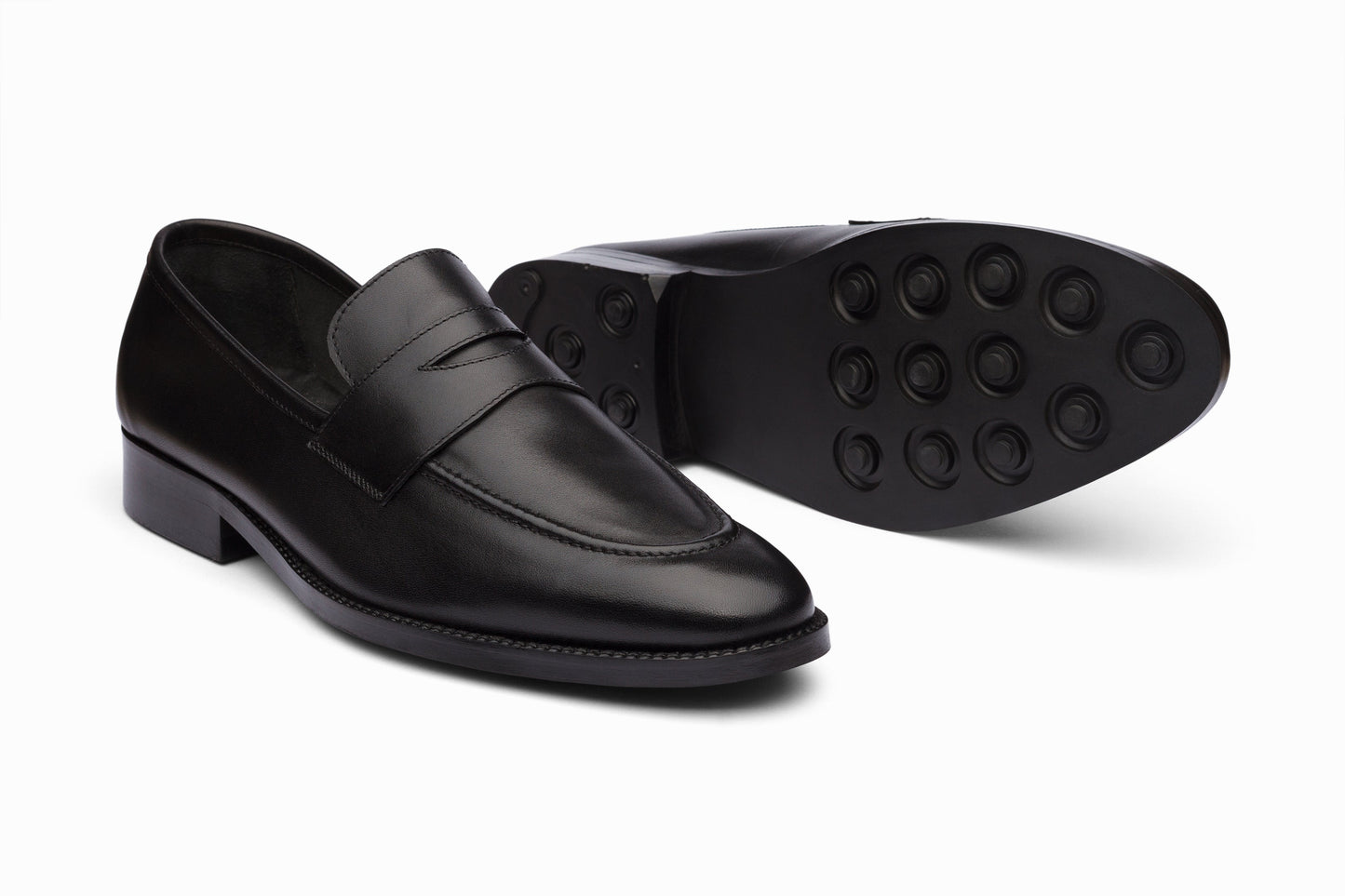 Soft Unlined Penny Loafer - Black