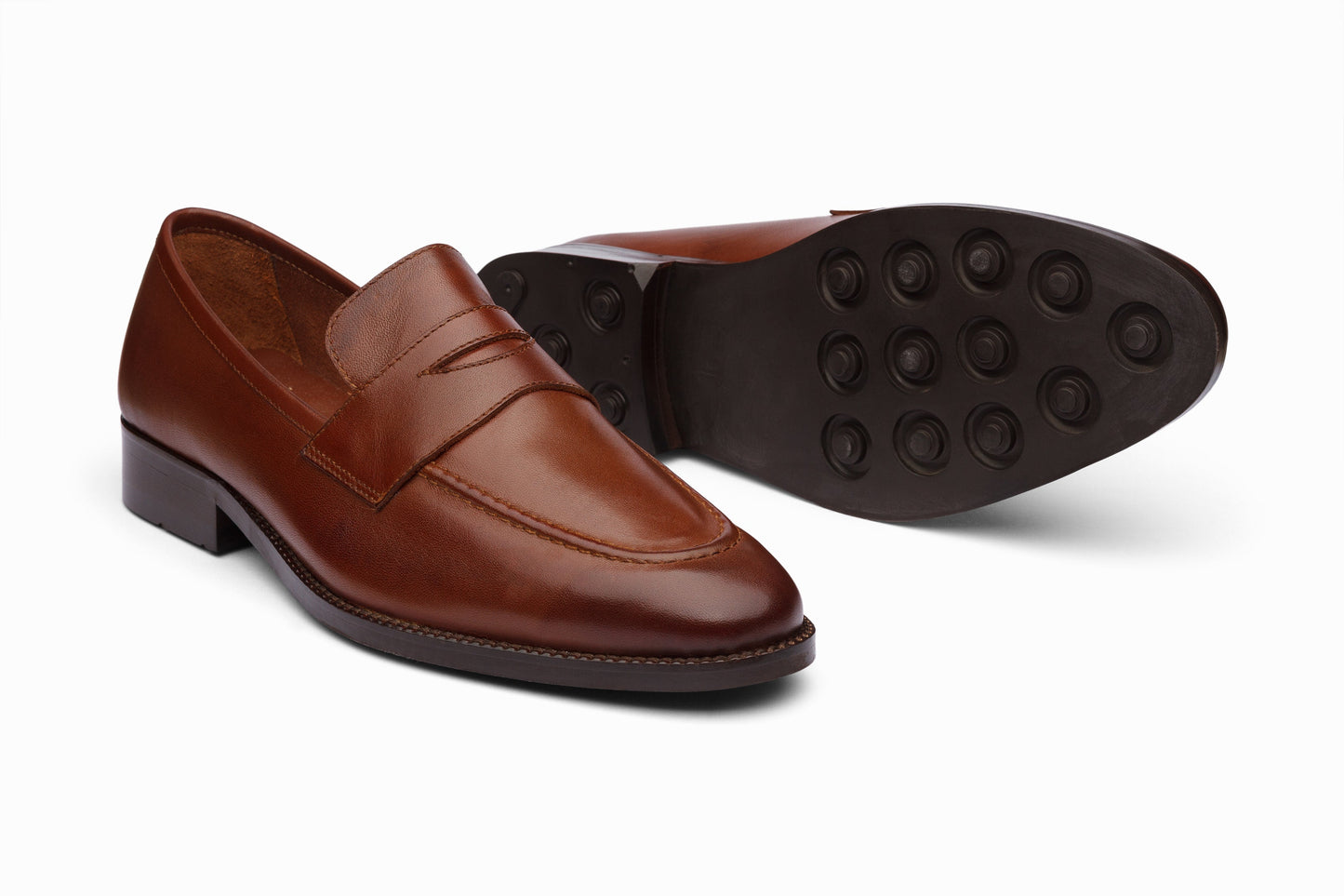 Soft Unlined Penny Loafer - Brown