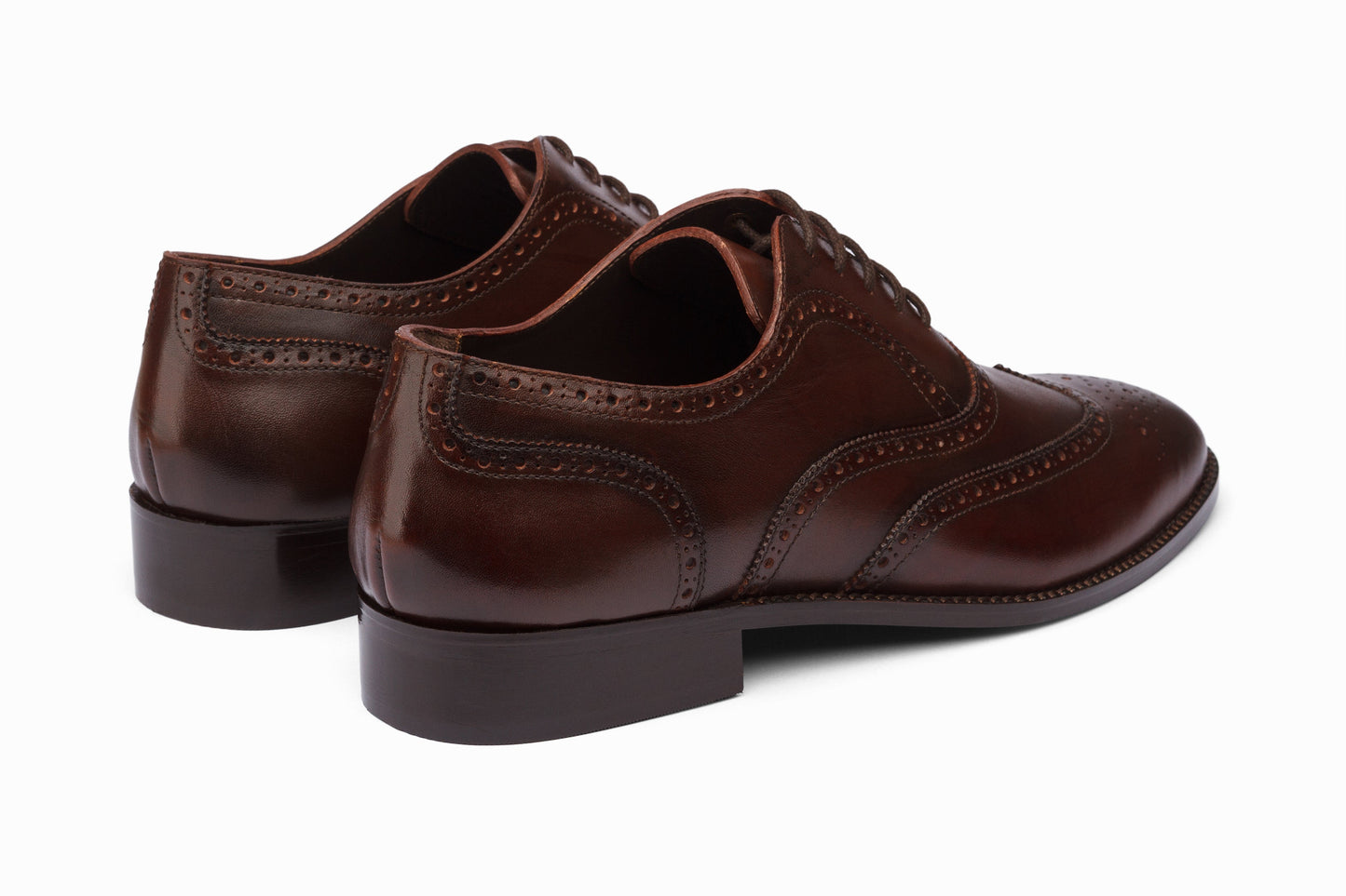 Full Brogue Wingtip Oxford - Dark Brown