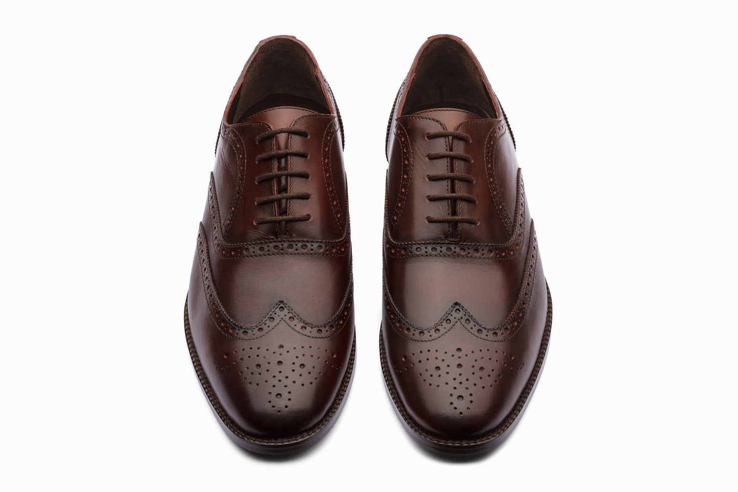 Full Brogue Wingtip Oxford - Dark Brown