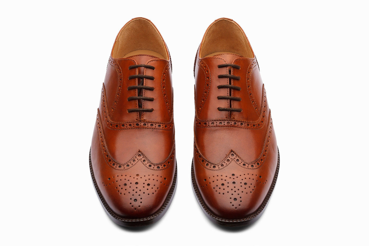 Full Brogue Wingtip Oxford - Tan