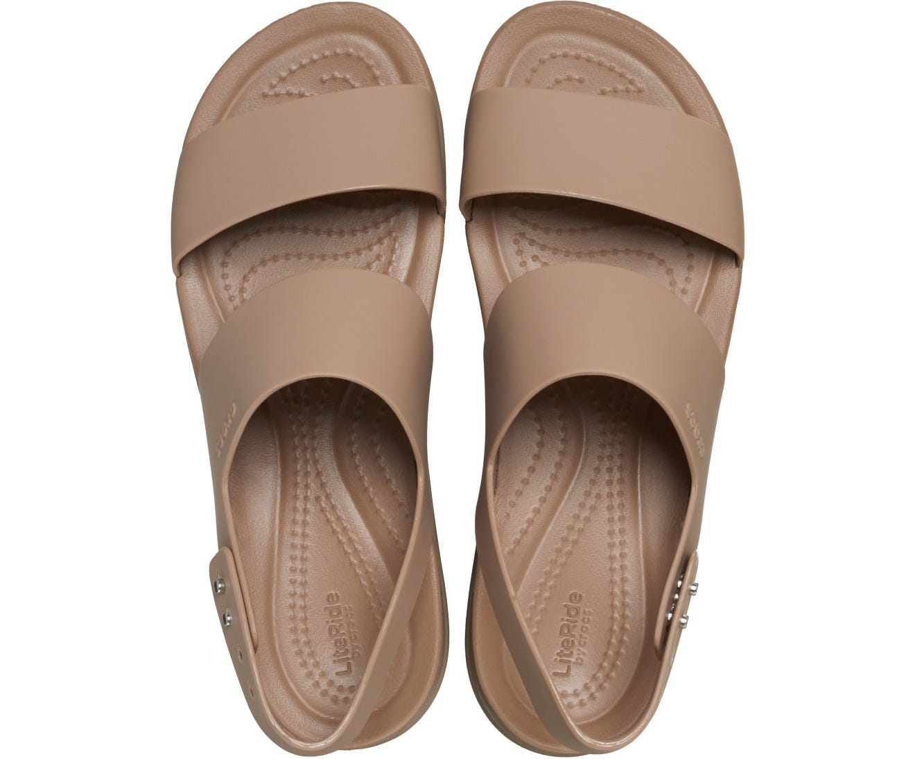 Crocs Brooklyn Low Black/Mushroom Women's Wedge Sandals for Ultimate Comfort
