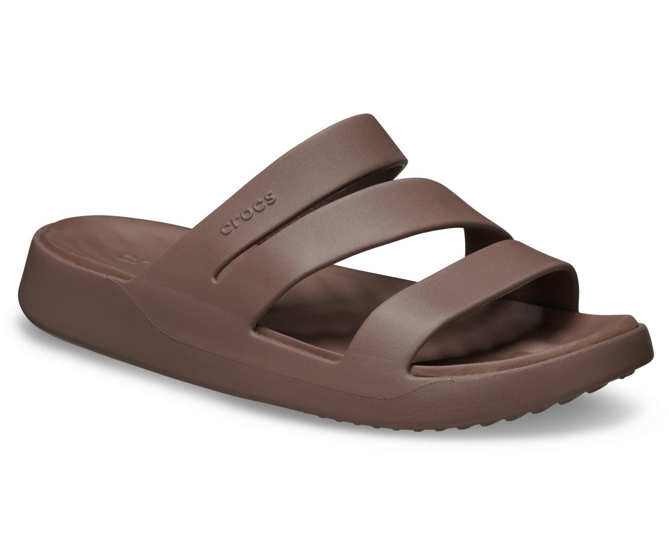Crocs Getaway Strappy Black Women's Sandal: Lightweight, Flexible, Stylish Comfort