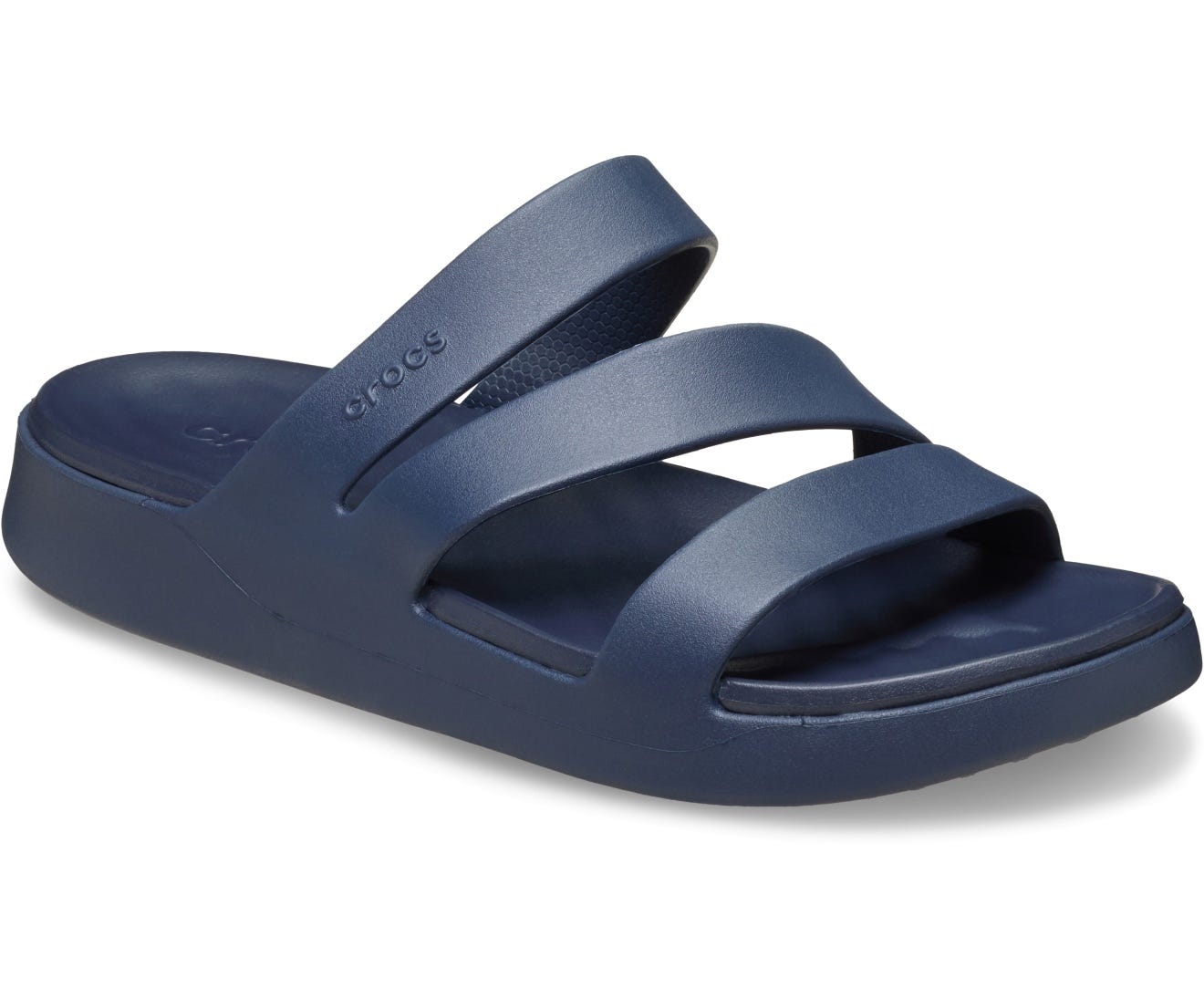 Crocs Getaway Strappy Black Women's Sandal: Lightweight, Flexible, Stylish Comfort