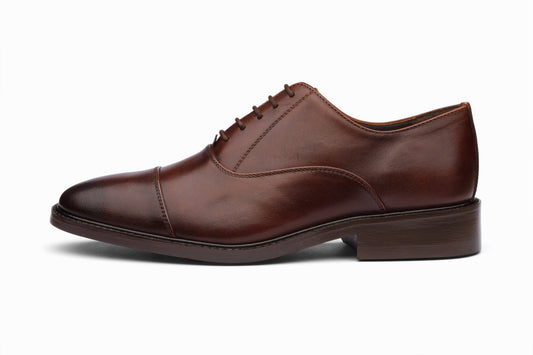 Cap Toe Oxford - Brown