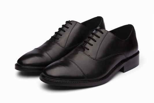 Cap Toe Oxford - Black