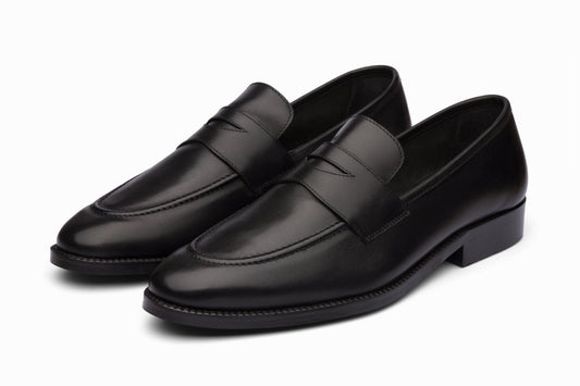 Soft Unlined Penny Loafer - Black