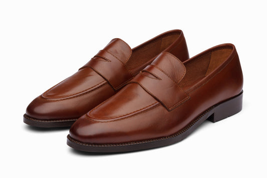 Soft Unlined Penny Loafer - Brown