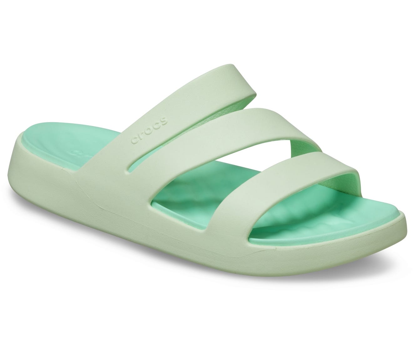 Crocs Getaway Strappy Black Women's Sandal: Lightweight, Flexible, Stylish Comfort