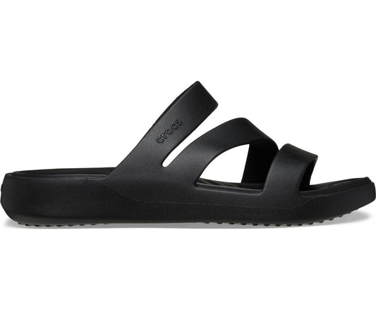 Crocs Getaway Strappy Black Women's Sandal: Lightweight, Flexible, Stylish Comfort